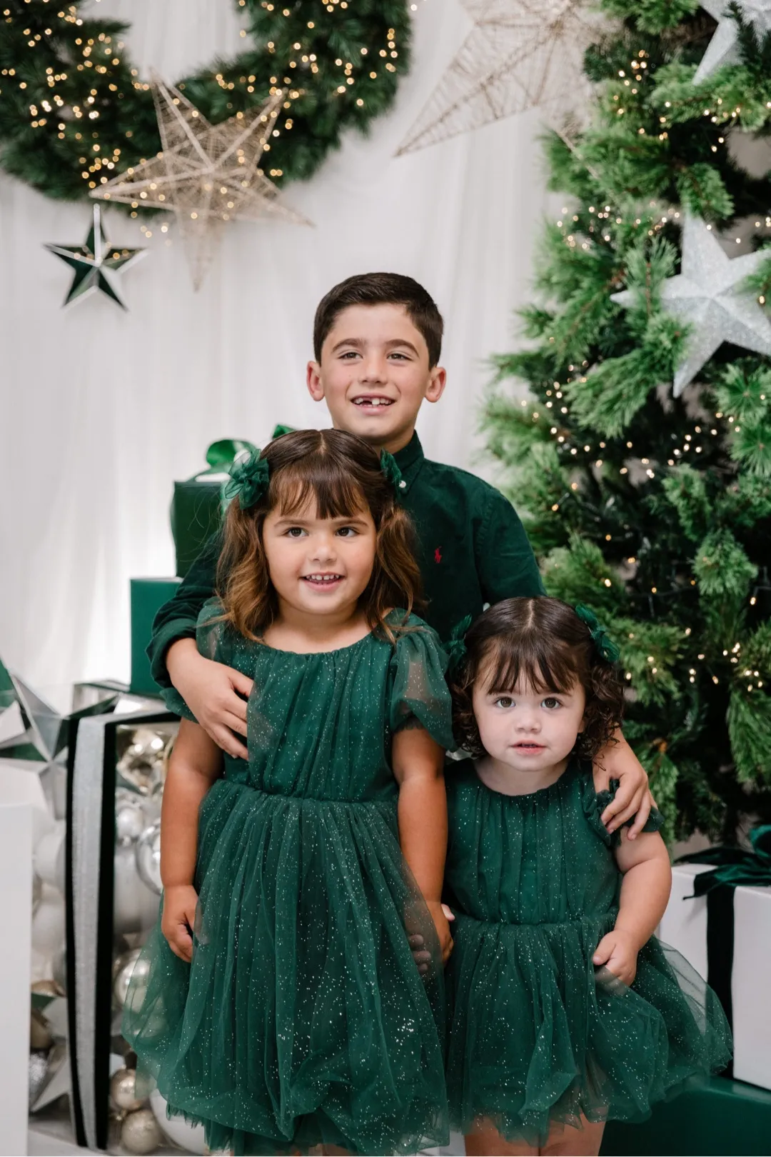 Siempre Christmas 2024 Marketing Photos. Theme for this year Green